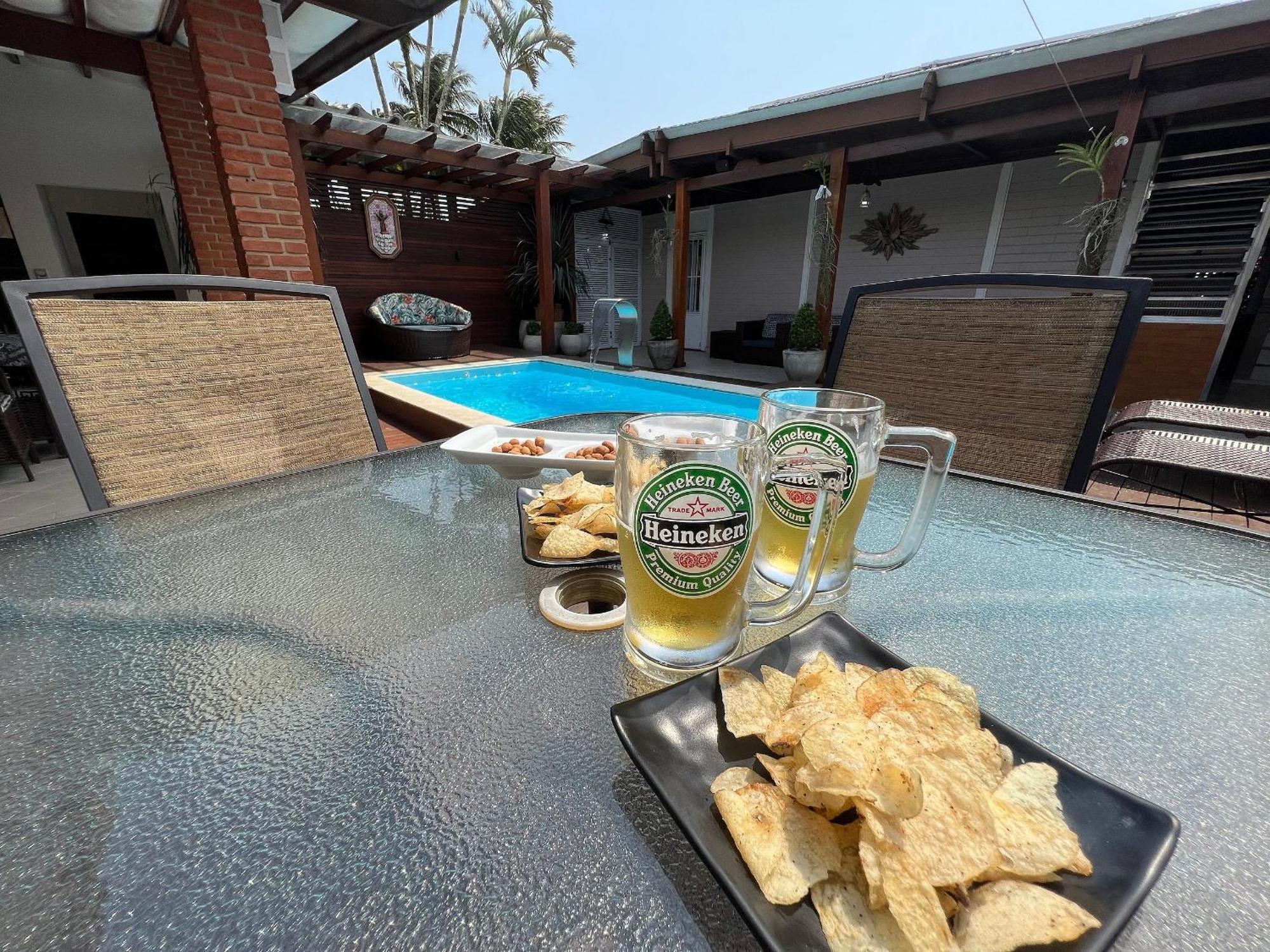 Casa Agradavel Com Piscina, A Poucos Passos Da Praia เปรูอิบี ภายนอก รูปภาพ
